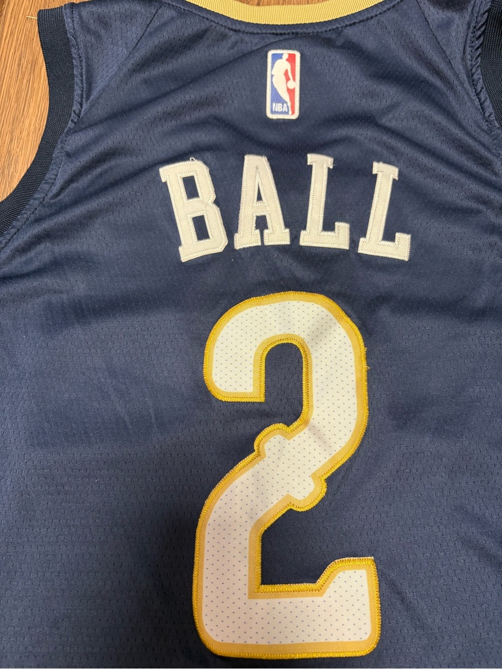 Nike New Orleans Pelicans Lonzo Ball Men’s Basketball Jersey - Picture 7 of 7